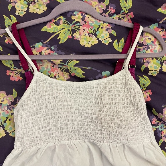 LA HEARTS | PacSun Cute Smocked Crop Top Tank Shirt Beachy Summer Size Small EUC - Picture 14 of 15